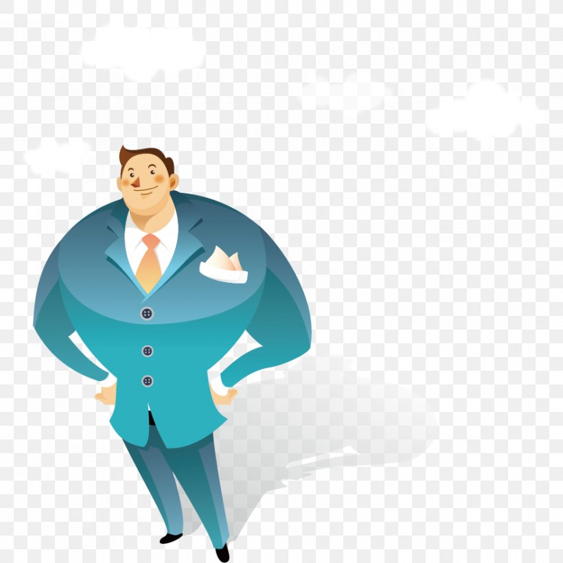 Businessperson Advertising Illustration, PNG, 881x882px, Business, Advertising, Blue, Businessperson, Cartoon Download Free