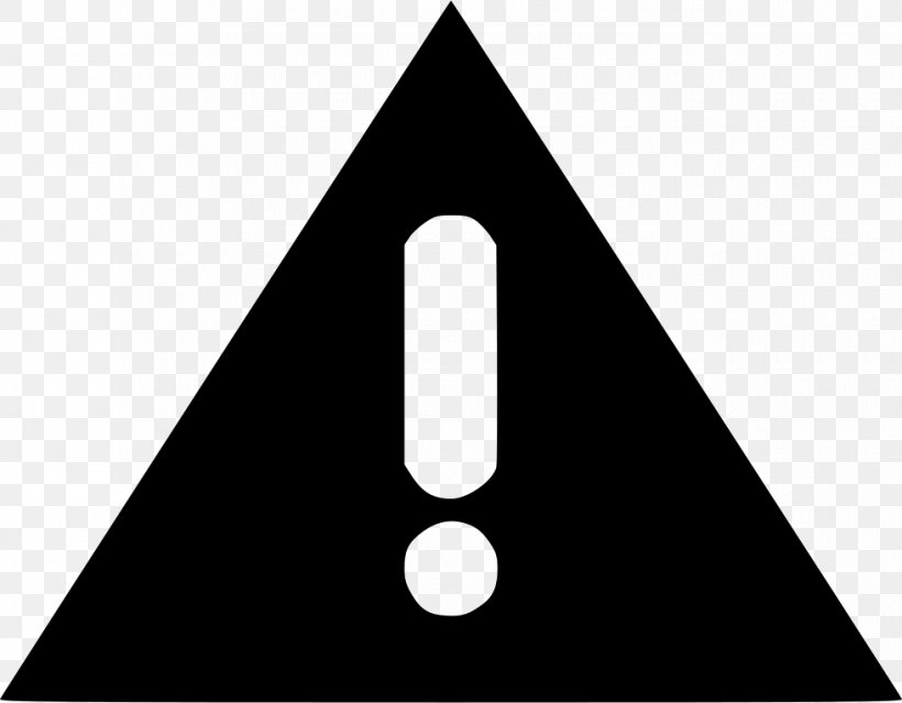 Warning Sign Symbol Exclamation Mark Clip Art, PNG, 980x764px, Warning Sign, Black And White, Exclamation Mark, Hazard, Hazard Symbol Download Free