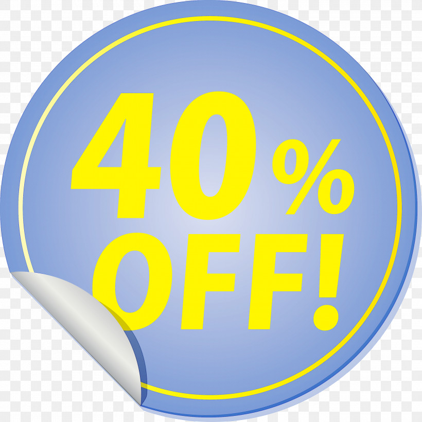 Discount Tag With 40% Off Discount Tag Discount Label, PNG, 3000x3000px, Discount Tag With 40 Off, Discount Label, Discount Tag, Discounts And Allowances, Home Safety Equipment Co Inc Download Free