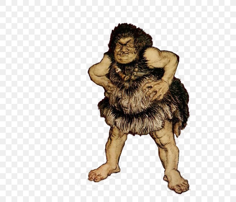 Cercopithecidae English Fairy Tales Neanderthal Giant, PNG, 504x700px, Cercopithecidae, Art, Arthur Rackham, Canvas, Carnivora Download Free