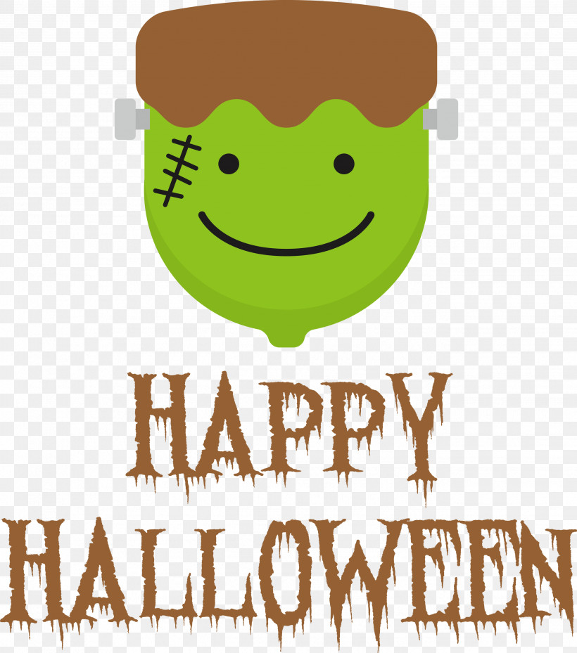 Happy Halloween, PNG, 2647x3000px, Happy Halloween, Behavior, Biology, Cartoon, Green Download Free