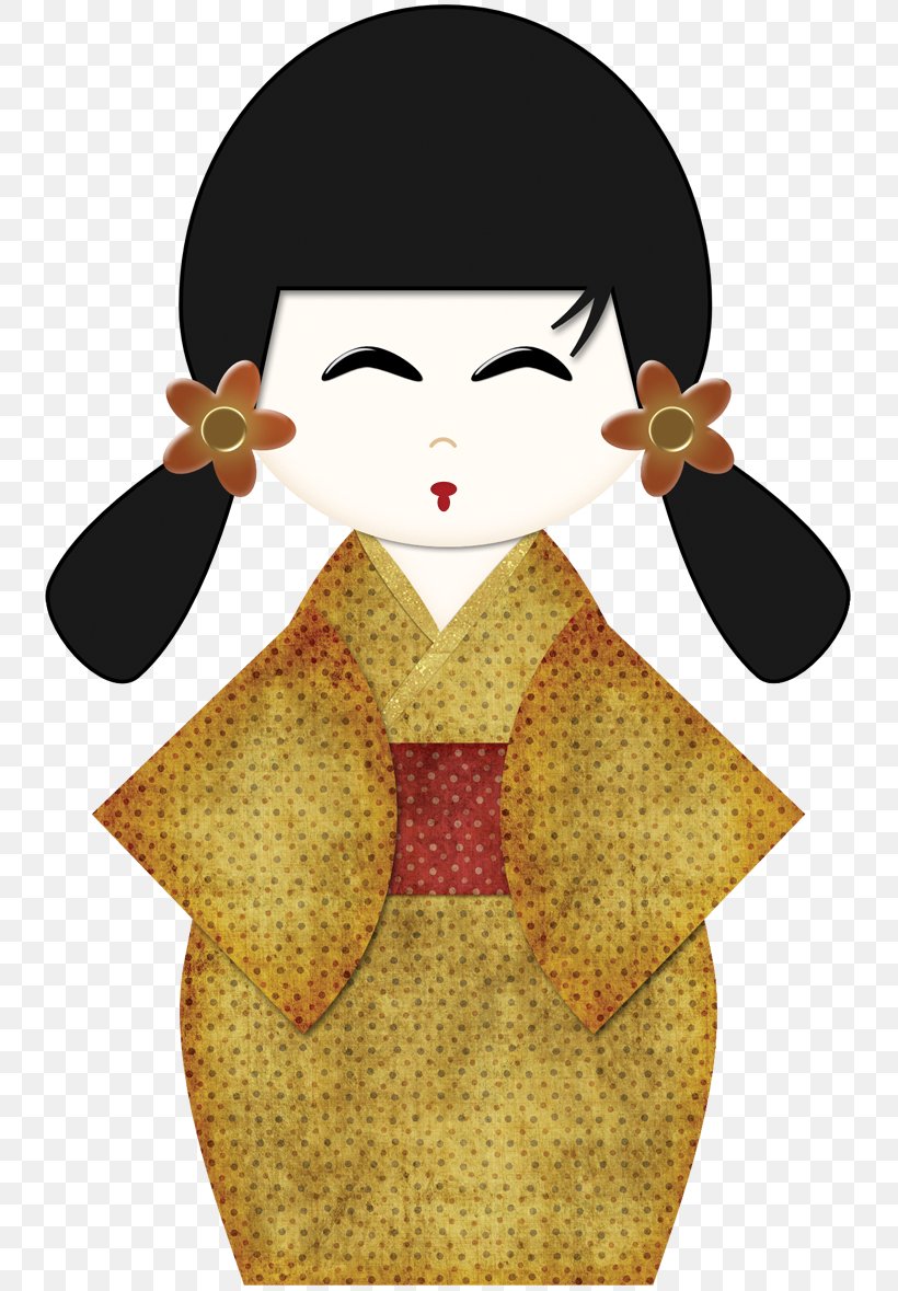 Kokeshi Japanese People Clip Art, PNG, 745x1179px, Kokeshi, Art, Cartoon, Doll, Geisha Download Free