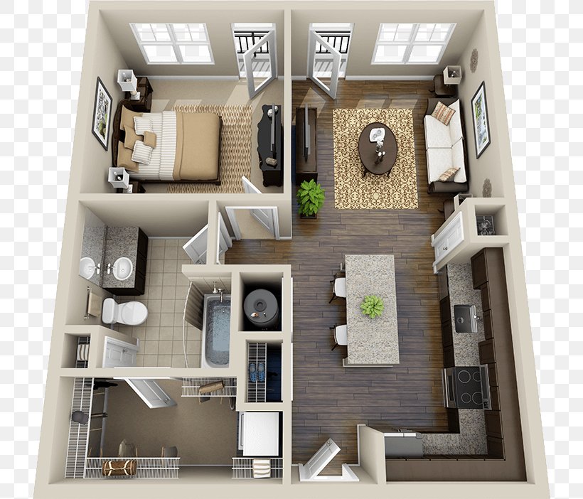 Apartment Bedroom House Plan Floor Plan, PNG, 728x702px, Apartment, Bathroom, Bed, Bedroom, Duplex Download Free