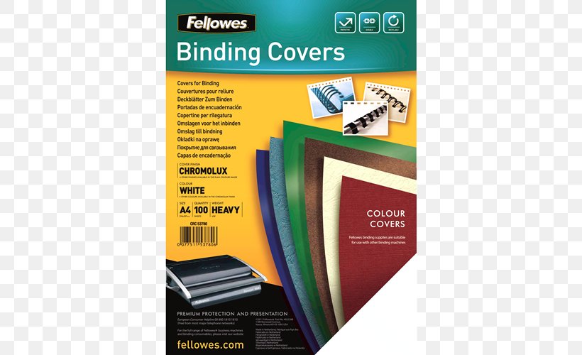 Bookbinding Standard Paper Size Office Supplies Fellowes Brands, PNG, 500x500px, Bookbinding, Book Cover, Bookbinder, Brand, Fellowes Brands Download Free