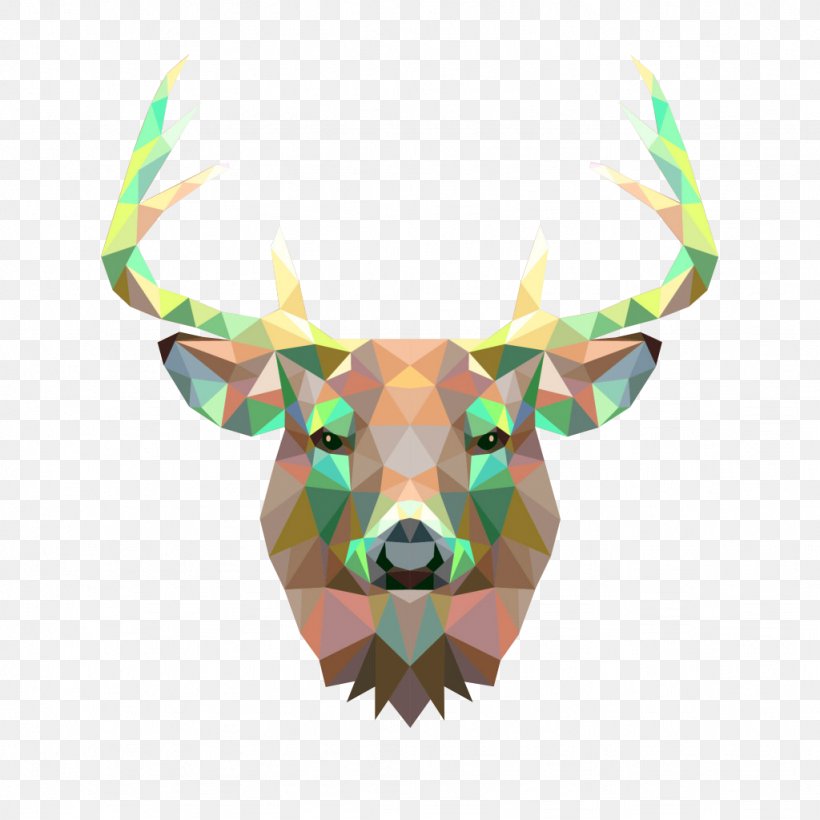 Deer Printmaking Art Animal Wall Decal, PNG, 1024x1024px, Deer, Animal, Antler, Art, Decal Download Free