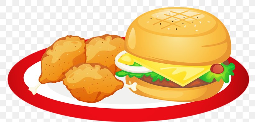 Fast Food Junk Food Hamburger Cheeseburger Clip Art, PNG, 800x391px, Fast Food, Breakfast Sandwich, Bun, Cheeseburger, Chicken Meat Download Free