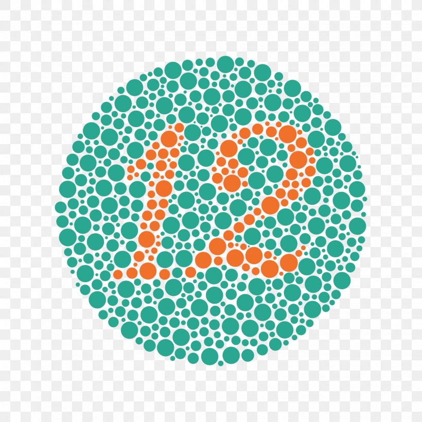 Ishihara Test Color Blindness Color Vision Visual Perception, PNG, 1440x1440px, Ishihara Test, Aqua, Area, Color, Color Blindness Download Free