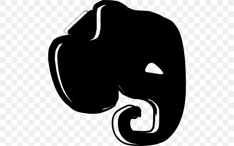 Logo Elephantidae Black And White, PNG, 512x512px, Logo, Black, Black And White, Color, Com Download Free