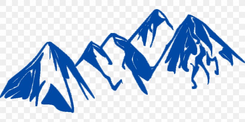 Mountain Clip Art, PNG, 960x480px, Mountain, Blue, Brand, Display Resolution, Drawing Download Free
