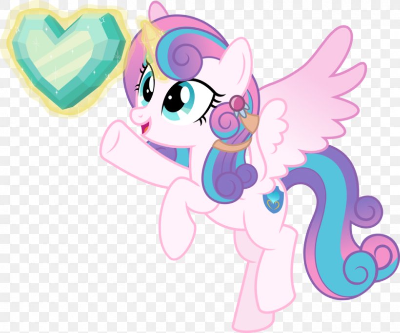 Pony Princess Cadance DeviantArt, PNG, 979x816px, Watercolor, Cartoon, Flower, Frame, Heart Download Free