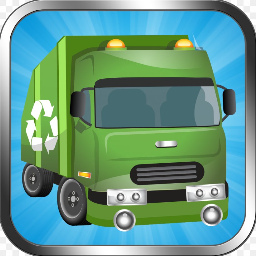 Car Commercial Vehicle Garbage Truck Dumpster, PNG, 1024x1024px, Car, App Store, Automotive Design, Brand, Commercial Vehicle Download Free