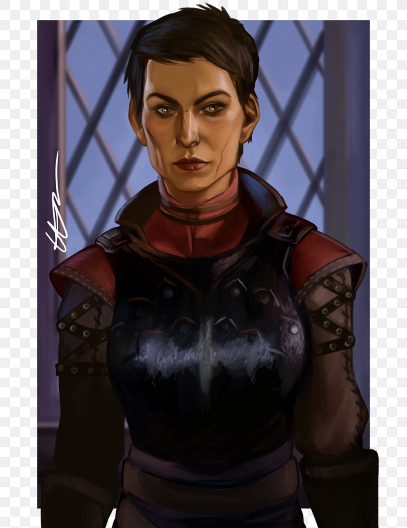 Dragon Age: Inquisition Cassandra Pentaghast Game Fan Art, PNG, 752x1063px, Watercolor, Cartoon, Flower, Frame, Heart Download Free