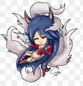 Ahri Lol - Animated Cartoon Demon PNG