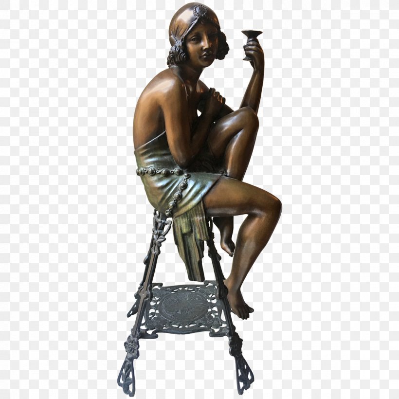 Bronze Sculpture Stool Flapper, PNG, 1200x1200px, Bronze Sculpture, Bed, Bench, Bronze, Chair Download Free