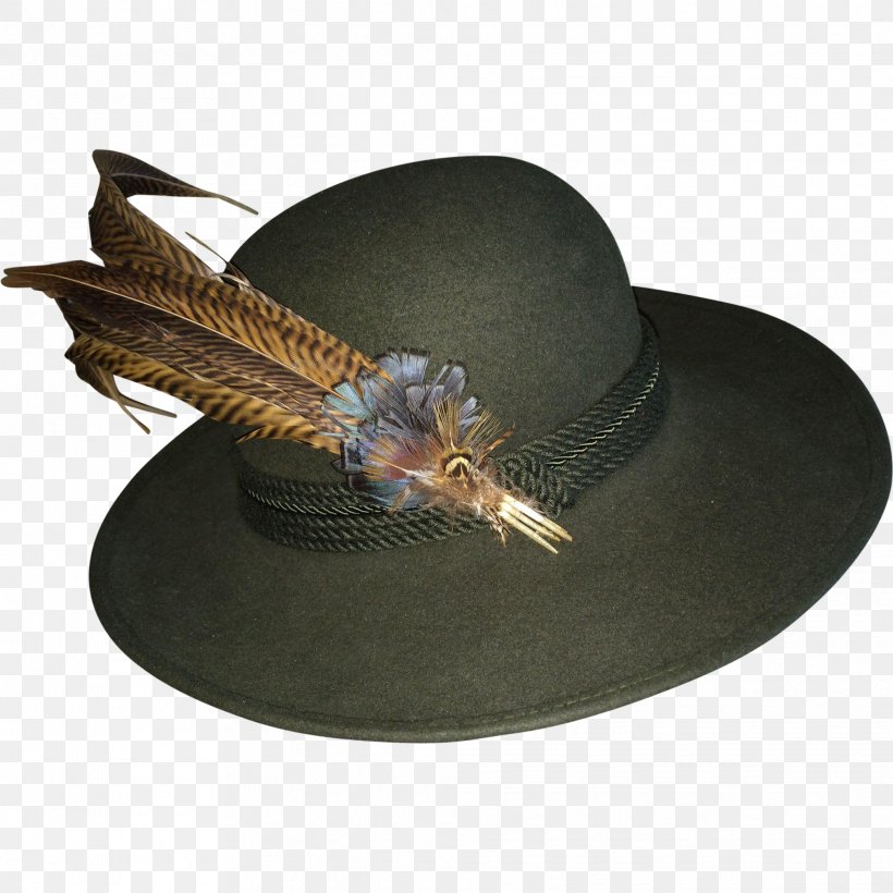 Tyrolean Hat Felt Vintage Clothing Loden Cape, PNG, 2021x2021px, Hat, Dress, Fashion, Feather, Felt Download Free