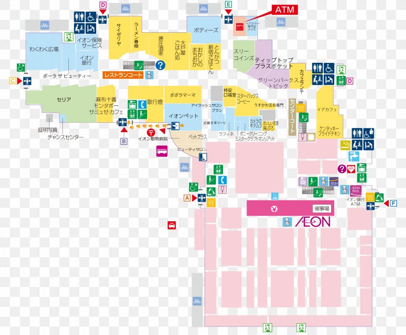 Aeon Mall Kashiwa Map AEON Mall Co., Ltd. Specialty Store Shop, PNG, 2200x1818px, Map, Aeon Mall Co Ltd, Area, Diagram, Floor Plan Download Free
