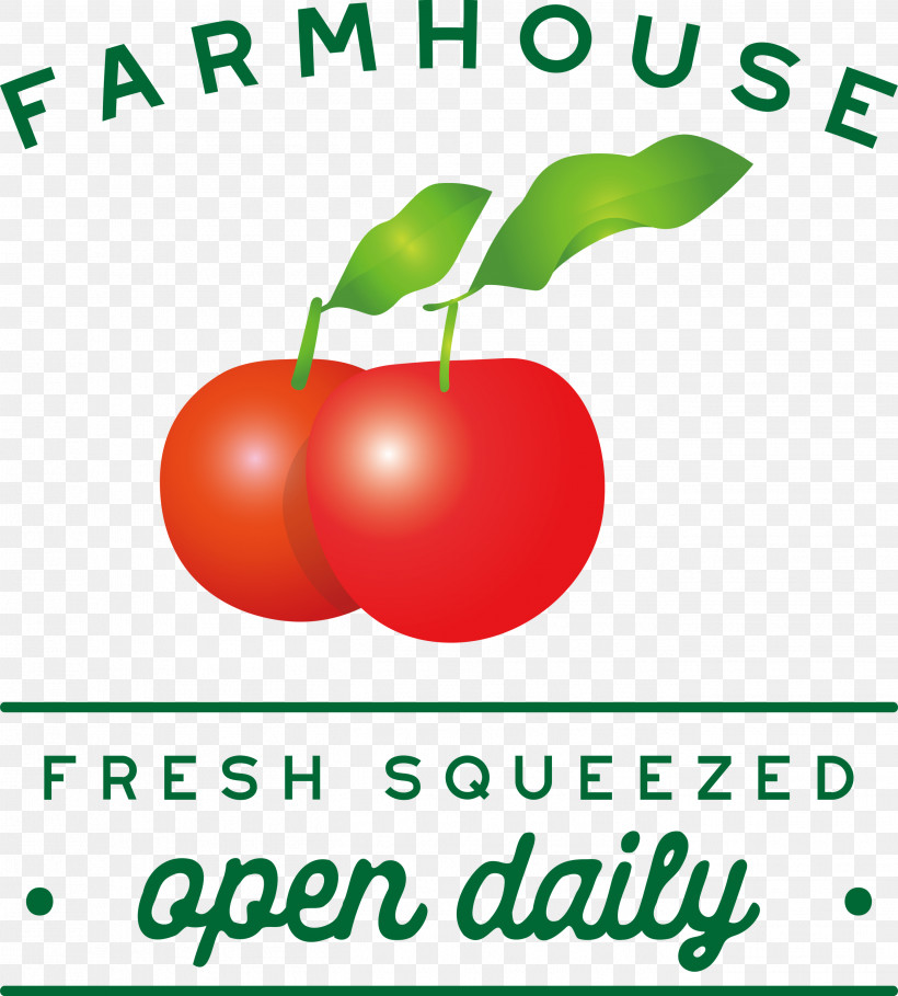 Farmhouse Fresh Squeezed Open Daily, PNG, 2704x2999px, Farmhouse, Apple, Barbados Cherry, Biology, Fresh Squeezed Download Free