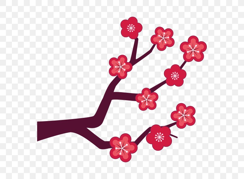 Branch Jeans Illustration Plum Blossom Petal, PNG, 600x600px, Branch, Blossom, Body Jewelry, Cherry Blossom, Cube Sugar Download Free