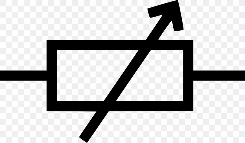 Resistor Potentiometer Electronic Circuit Electrical Resistance And Conductance, PNG, 980x574px, Resistor, Area, Black, Black And White, Brand Download Free