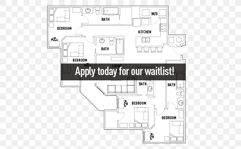 Floor Plan U Club On 28th House Bed, PNG, 756x510px, Floor Plan, Area, Bathroom, Bed, Boulder Download Free