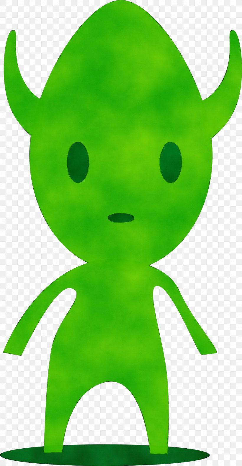 Green Clip Art Fictional Character Symbol, PNG, 1244x2400px, Watercolor, Fictional Character, Green, Paint, Symbol Download Free
