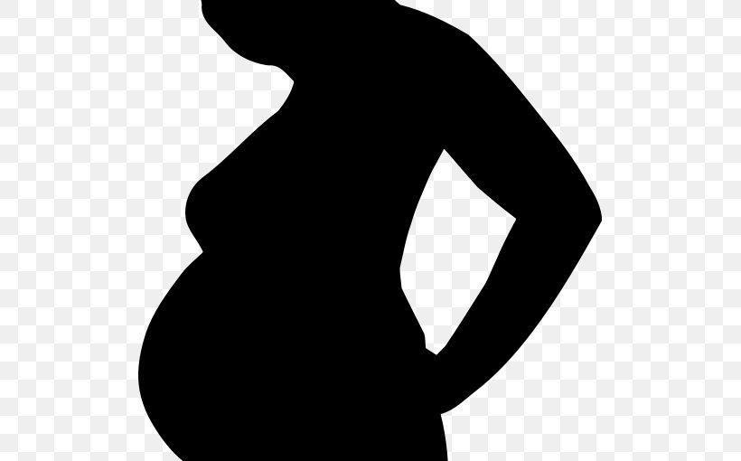 Pregnancy Silhouette Mother Woman, PNG, 513x510px, Pregnancy, Arm, Black, Black And White, Embryo Download Free
