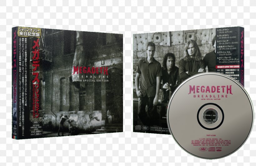 Breadline Compact Disc Japan Megadeth Product, PNG, 1280x830px, Breadline, Album, Brand, Compact Disc, Disk Storage Download Free