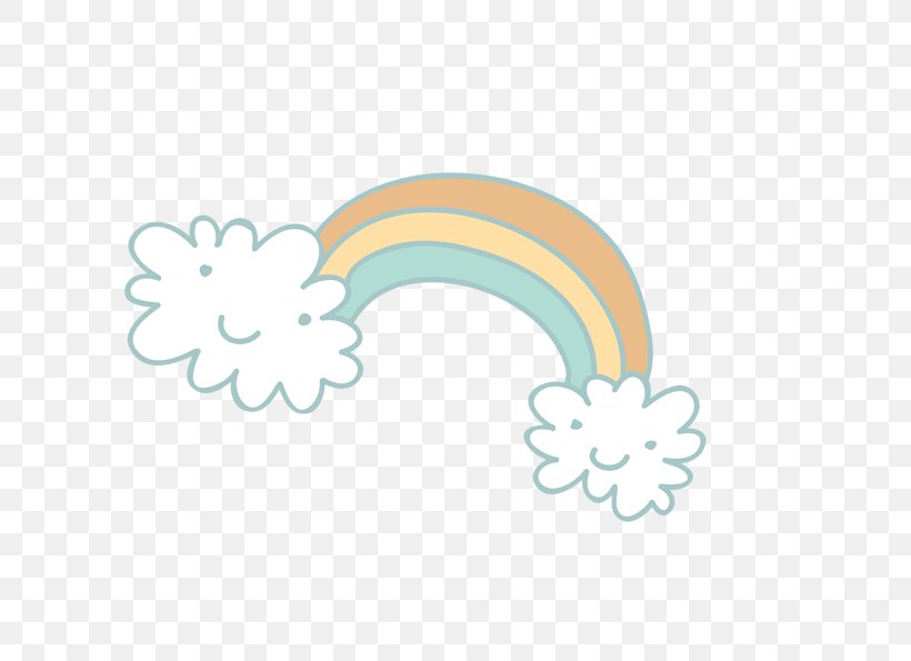 Rainbow Sky Cartoon, PNG, 595x595px, Rainbow, Cartoon, Cloud, Rain, Sky Download Free