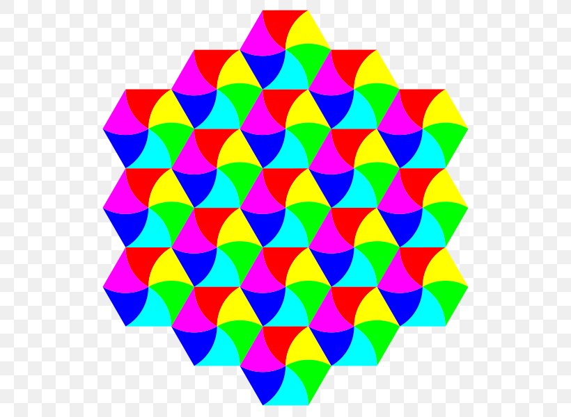 Tessellation Penrose Triangle Hexagonal Tiling, PNG, 600x600px, Tessellation, Art, Equilateral Triangle, Geometry, Hexagon Download Free
