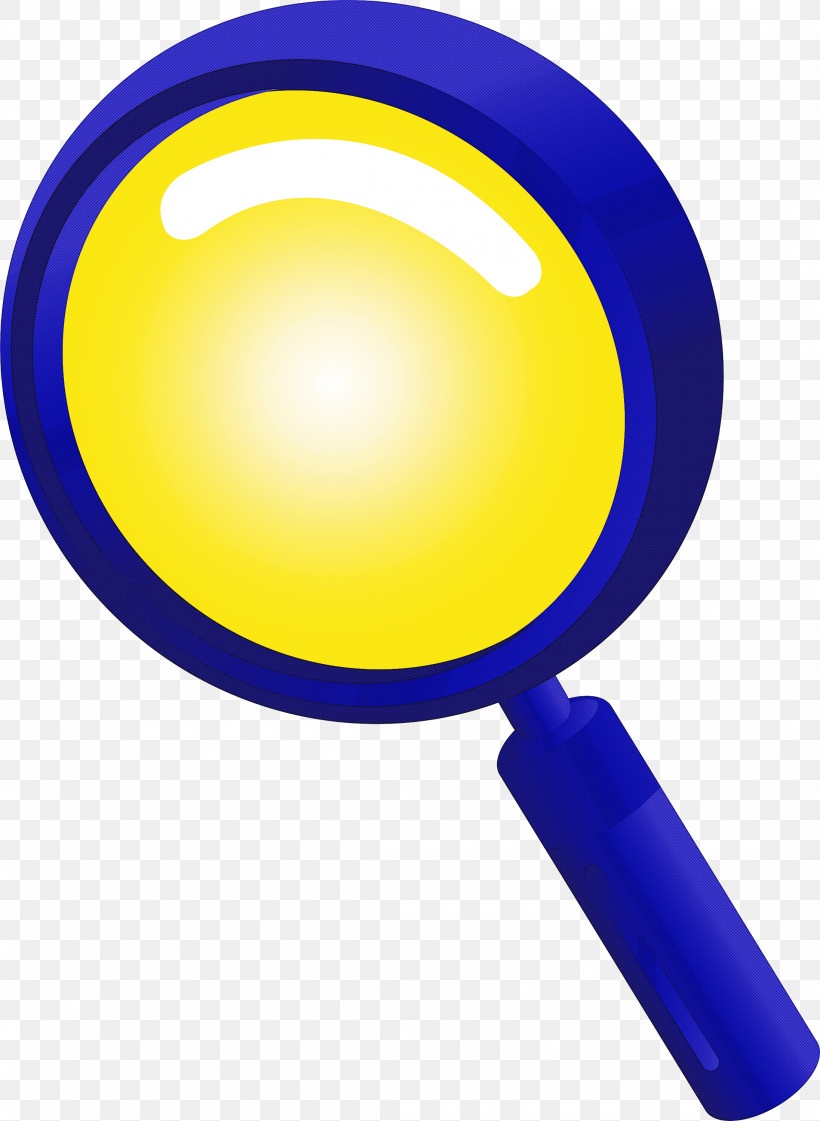 Magnifying Glass Magnifier, PNG, 2193x3000px, Magnifying Glass, Electric Blue, Magnifier, Yellow Download Free
