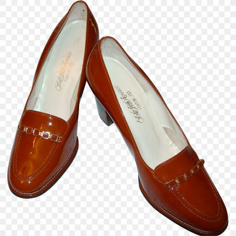 Slip-on Shoe Saks Fifth Avenue Vintage Clothing, PNG, 999x999px, Slipon Shoe, Footwear, Orange, Saks Fifth Avenue, Shoe Download Free