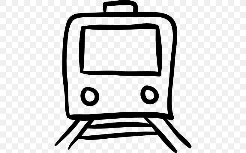 Train Rail Transport City-Locker Rapid Transit Drawing, PNG, 512x512px, Train, Area, Artwork, Black, Black And White Download Free