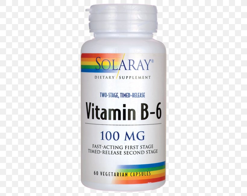 Dietary Supplement Vitamin B-6 B Vitamins Capsule, PNG, 650x650px, Dietary Supplement, Ascorbyl Palmitate, B Vitamins, Capsule, Folate Download Free