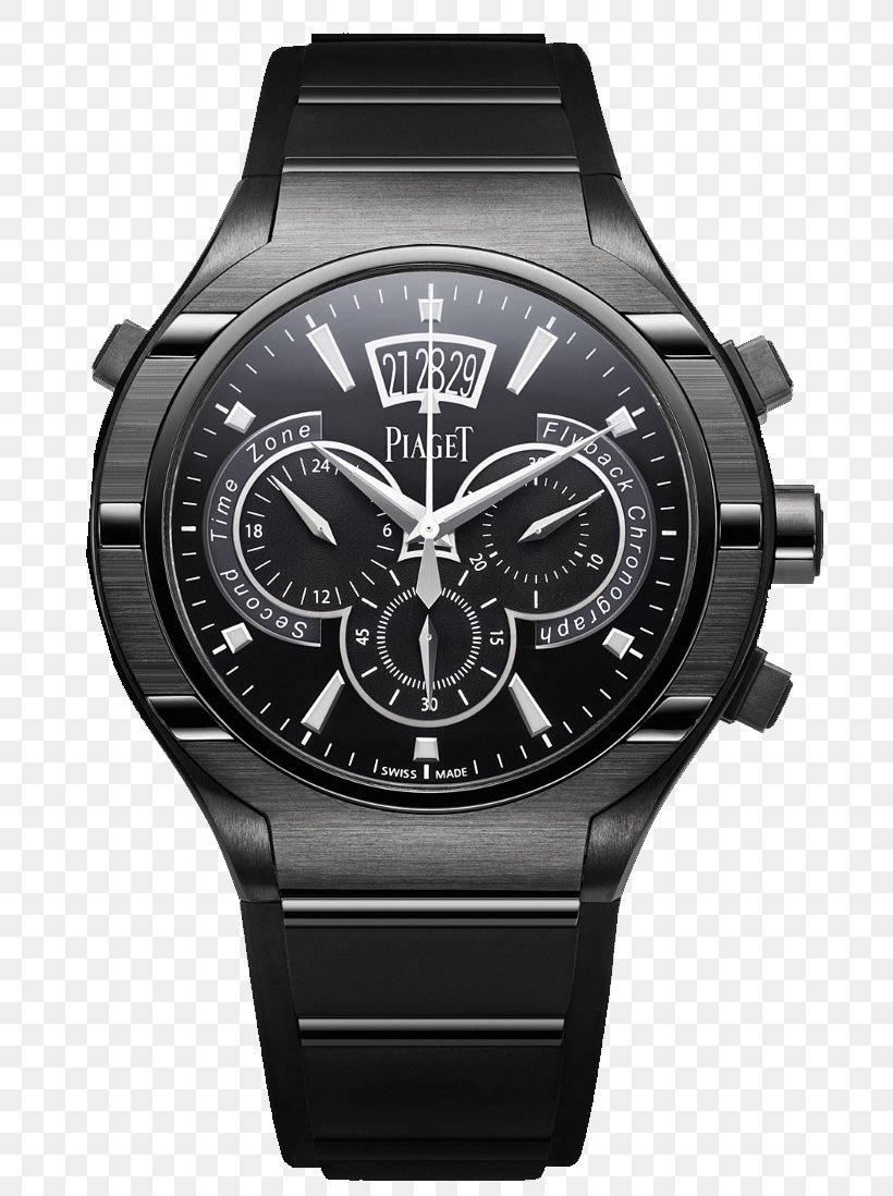 Piaget SA Watch Flyback Chronograph Tourbillon, PNG, 711x1098px, Piaget Sa, Black, Brand, Chronograph, Clock Download Free