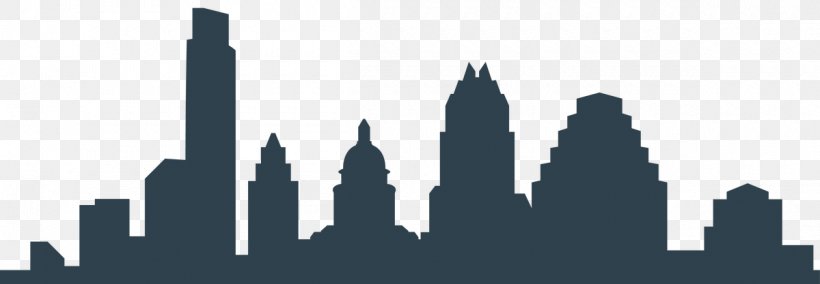 Austin Skyline Clip Art Silhouette, PNG, 1200x417px, Austin, Architecture, Atlanta, Building, City Download Free