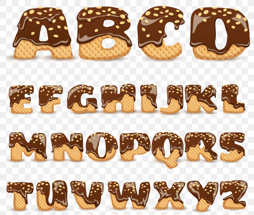 Doughnut Ginger Snap Chocolate Chip Cookie Font, PNG, 2071x1748px, Hamburger, Alphabet, Biscuit, Biscuits, Bread Download Free
