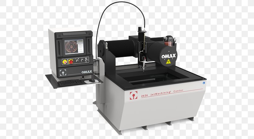 Machine Water Jet Cutter Omax Corporation Water Jet Cutting, PNG, 742x450px, Machine, Abrasive, Bahan, Computer Numerical Control, Cutting Download Free