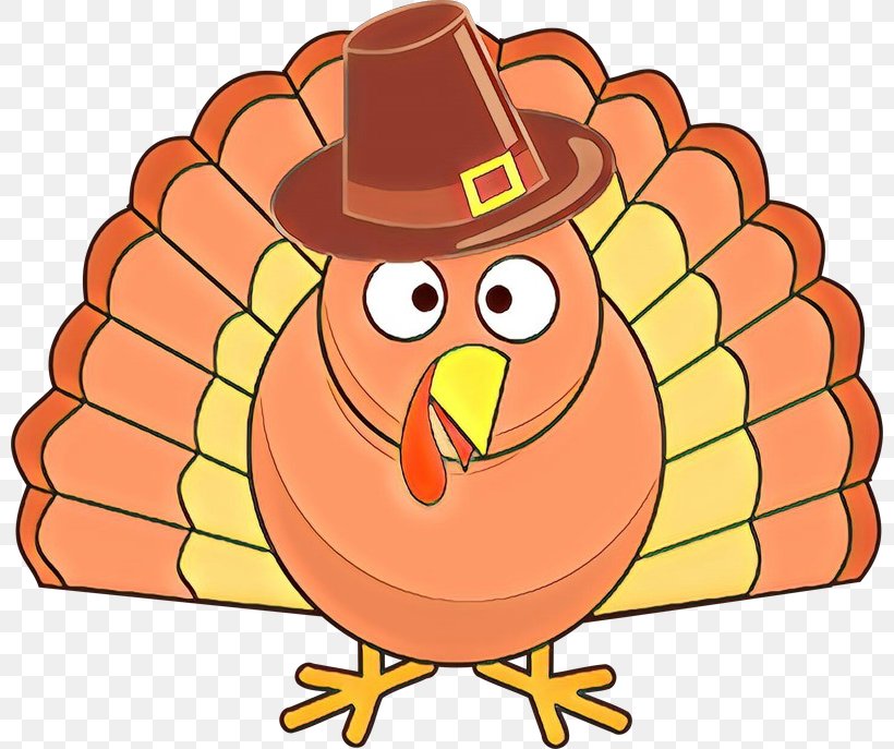 Thanksgiving, PNG, 800x687px, Cartoon, Bird, Chicken, Headgear, Thanksgiving Download Free