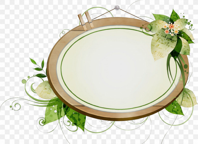 Picture Frame, PNG, 2115x1550px, Flower Oval Frame, Circle, Dishware, Floral Oval Frame, Flower Download Free