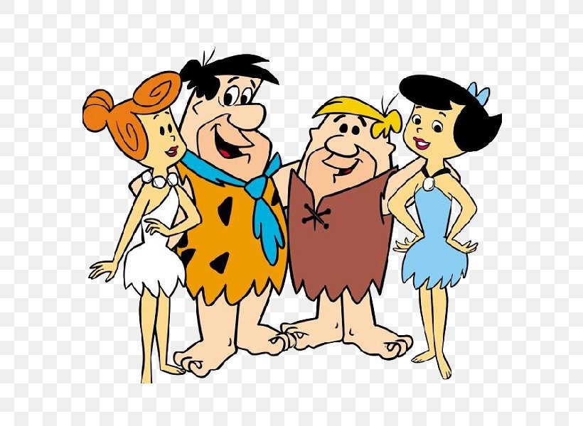 Fred Flintstone Pebbles Flinstone Wilma Flintstone Barney Rubble Betty Rubble, PNG, 600x600px, Watercolor, Cartoon, Flower, Frame, Heart Download Free
