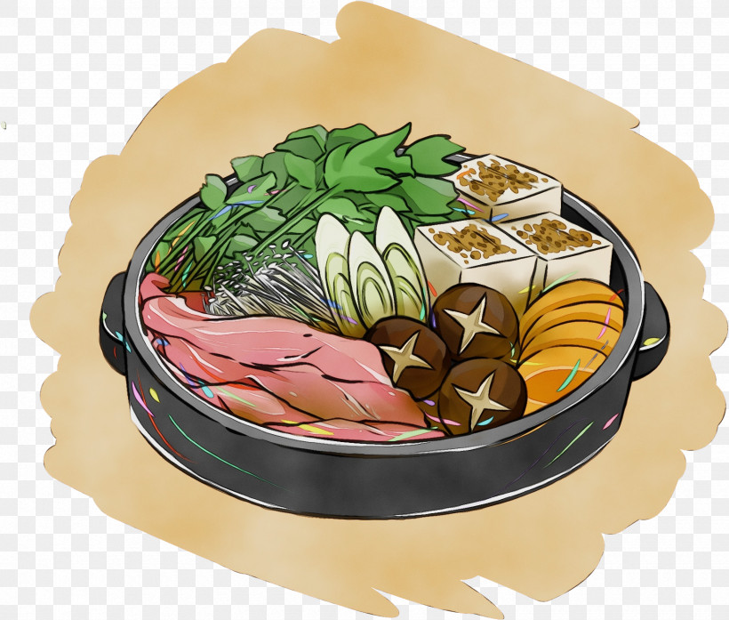 Hot Pot Sukiyaki Shabu-shabu Chinese Cuisine Japanese Cuisine, PNG, 1740x1481px, Watercolor, Chicken, Chinese Cuisine, Cooking, Cuisine Download Free