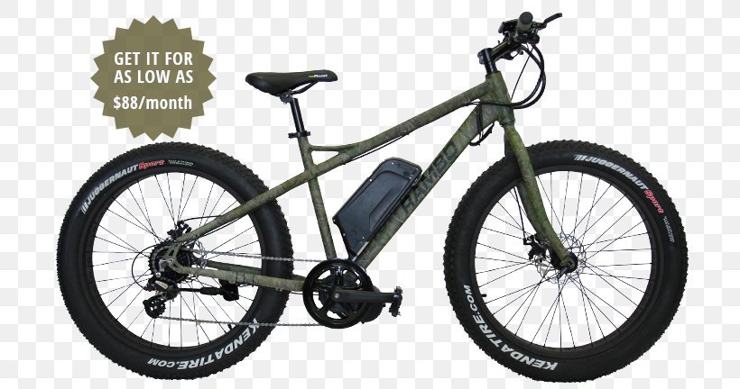 Rambo Bikes R750 Fat Bike Electric Bicycle Fatbike Motorcycle, PNG, 723x432px, Electric Bicycle, Automotive Exterior, Automotive Tire, Automotive Wheel System, Bicycle Download Free