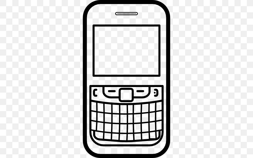 Telephone Samsung Galaxy Clip Art, PNG, 512x512px, Telephone, Area, Black And White, Cellular Network, Communication Download Free