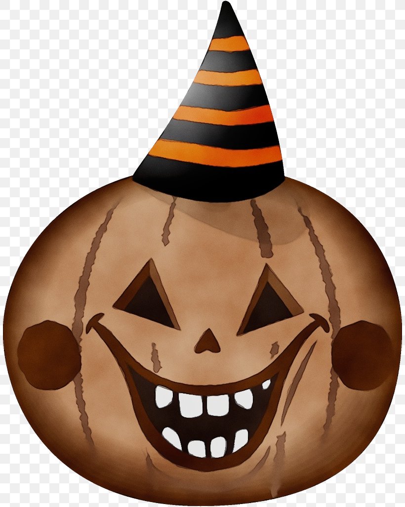 Jack-o'-lantern, PNG, 808x1028px, Watercolor, Calabaza, Costume, Cucurbita, Headgear Download Free