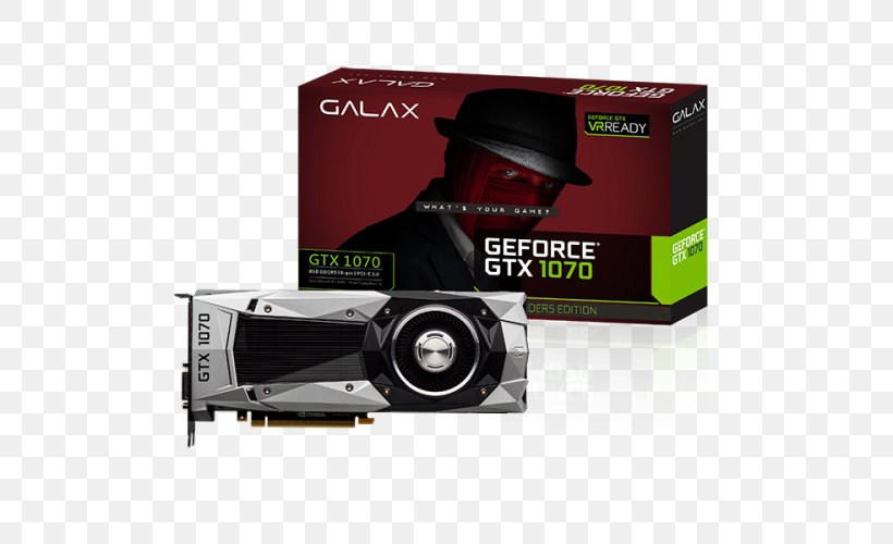 Graphics Cards & Video Adapters NVIDIA GeForce GTX 1070 Ti 英伟达精视GTX, PNG, 500x500px, Graphics Cards Video Adapters, Electronic Device, Evga Corporation, Gddr5 Sdram, Geforce Download Free