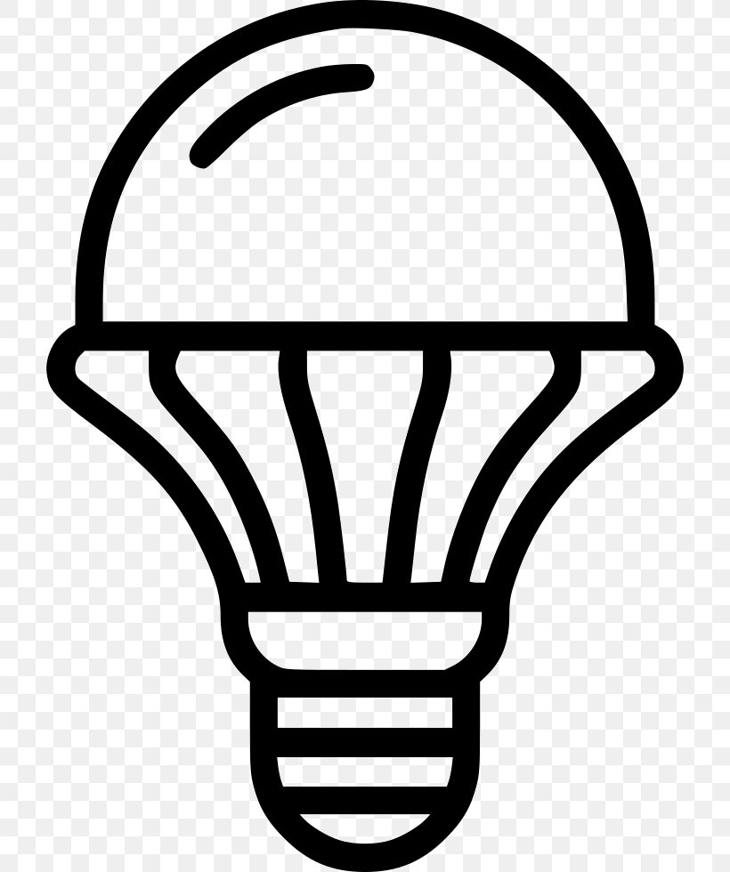Light LED Lamp Clip Art, PNG, 716x980px, Light, Black, Black And White, Compact Fluorescent Lamp, Diode Download Free