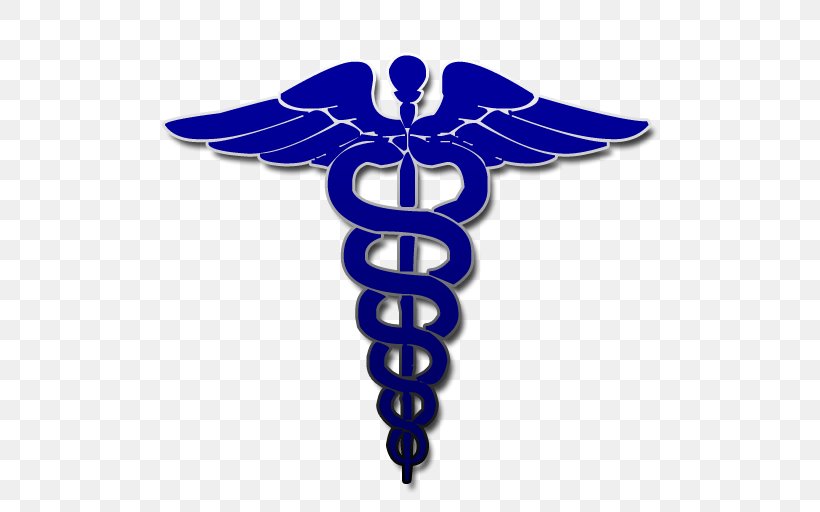 Medicine Staff Of Hermes Health Care Physician Clip Art, PNG, 512x512px, Medicine, Caduceus As A Symbol Of Medicine, Cobalt Blue, Dentist, Electric Blue Download Free