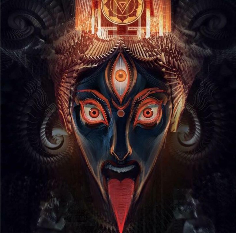 Shiva Kali Art Hinduism Goddess, PNG, 1452x1436px, Watercolor, Cartoon,  Flower, Frame, Heart Download Free