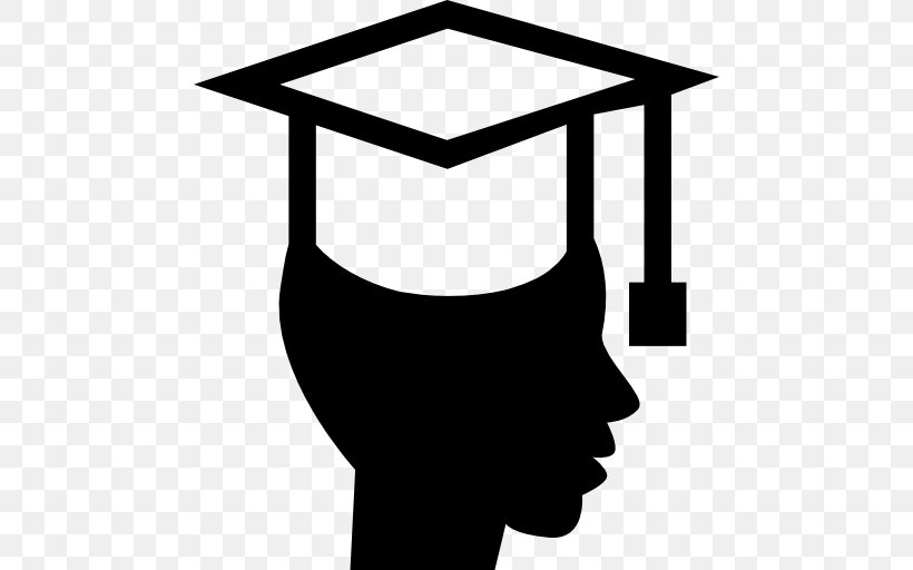 Square Academic Cap Graduation Ceremony Hat Education, PNG, 512x512px, Square Academic Cap, Academic Degree, Black And White, Cap, Diploma Download Free