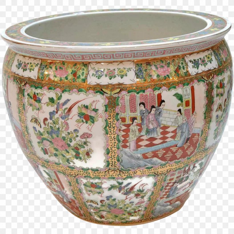 Bowl Ceramic Jardiniere Porcelain Pottery, PNG, 1024x1024px, Bowl, Artifact, Centrepiece, Ceramic, Diameter Download Free